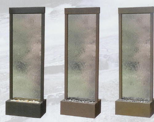These walls are available in several color choices 
